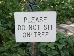 a sign