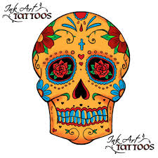 sugar skulls tattoos
