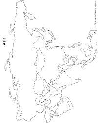 asia map outline