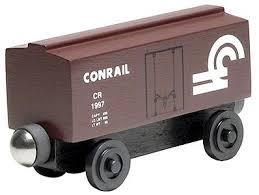 wooden train cars