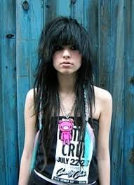 scene haircuts for long hair