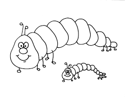 caterpillar coloring sheet