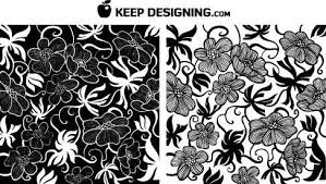 art deco floral