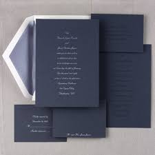 dark blue wedding invitations