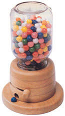 wooden gumball machines