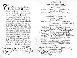 funeral obituary