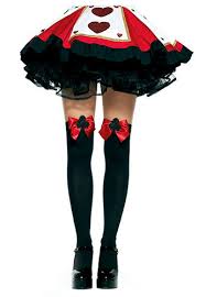 black thigh high tights