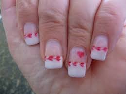 coloured gel nails