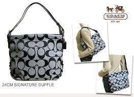 coach signature duffle