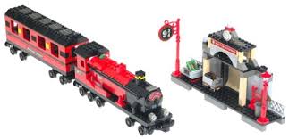 harry potter lego train