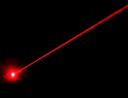 red laser light