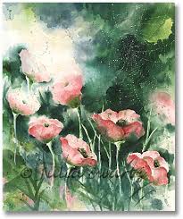 watercolor paintings flowers