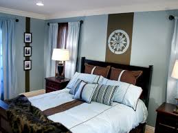 blue and brown decor