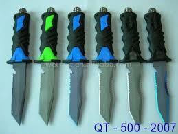 titanium diving knife