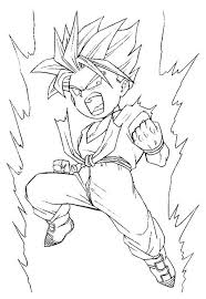 dibujos para pintar de dragon ball z