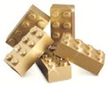 gold lego