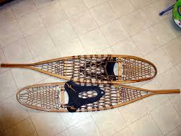 wood snowshoes