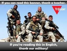 military banner