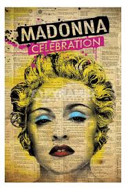 madonna celebration poster