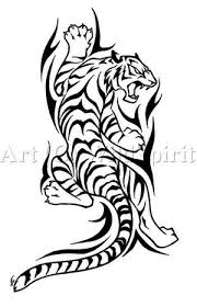 korean tiger tattoo