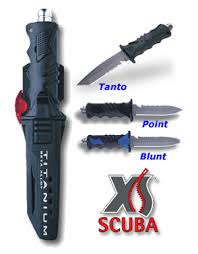 titanium diving knife