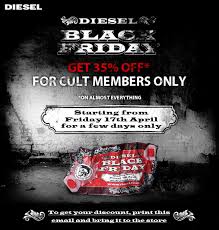 Diesel: BlackFriday sale - 30%