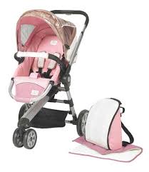 pink pushchair