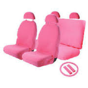pink seat covers