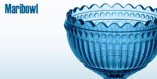 colored glass bowls