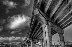under the overpass