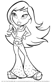 bratz colouring book