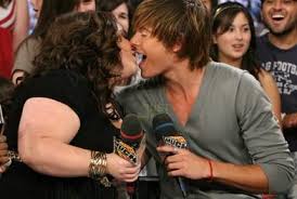 zac and ashley kissing