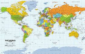 mapa del mundo con paises