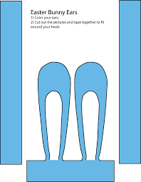 easter bunny ears pattern