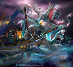 Kraken are mythological sea