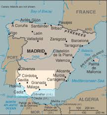 carte andalousie espagne