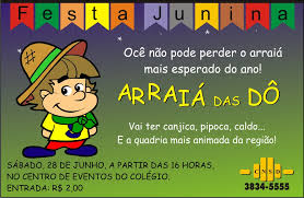 convite de festa junina