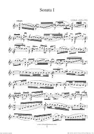 bach violin sheet music