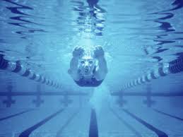 swimming underwater
