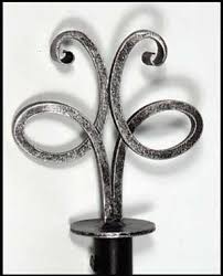curtain rod end