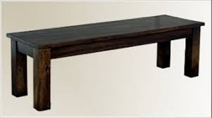 wooden bench