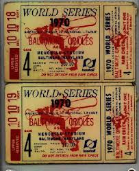 World Series tickets stubs