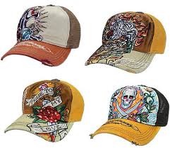 don ed hardy hats