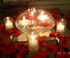 floating flower centerpiece