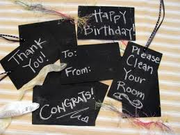 plain gift tags