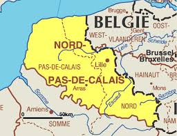 nord de la france carte