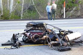 ferrari crashes