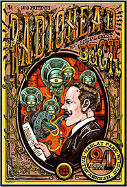 radiohead tour poster