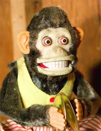 wind up monkey with cymbals