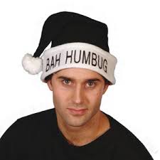 bah humbug santa hat